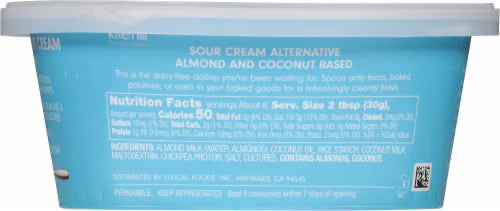 Almond Coconut Sour Cream 6ct