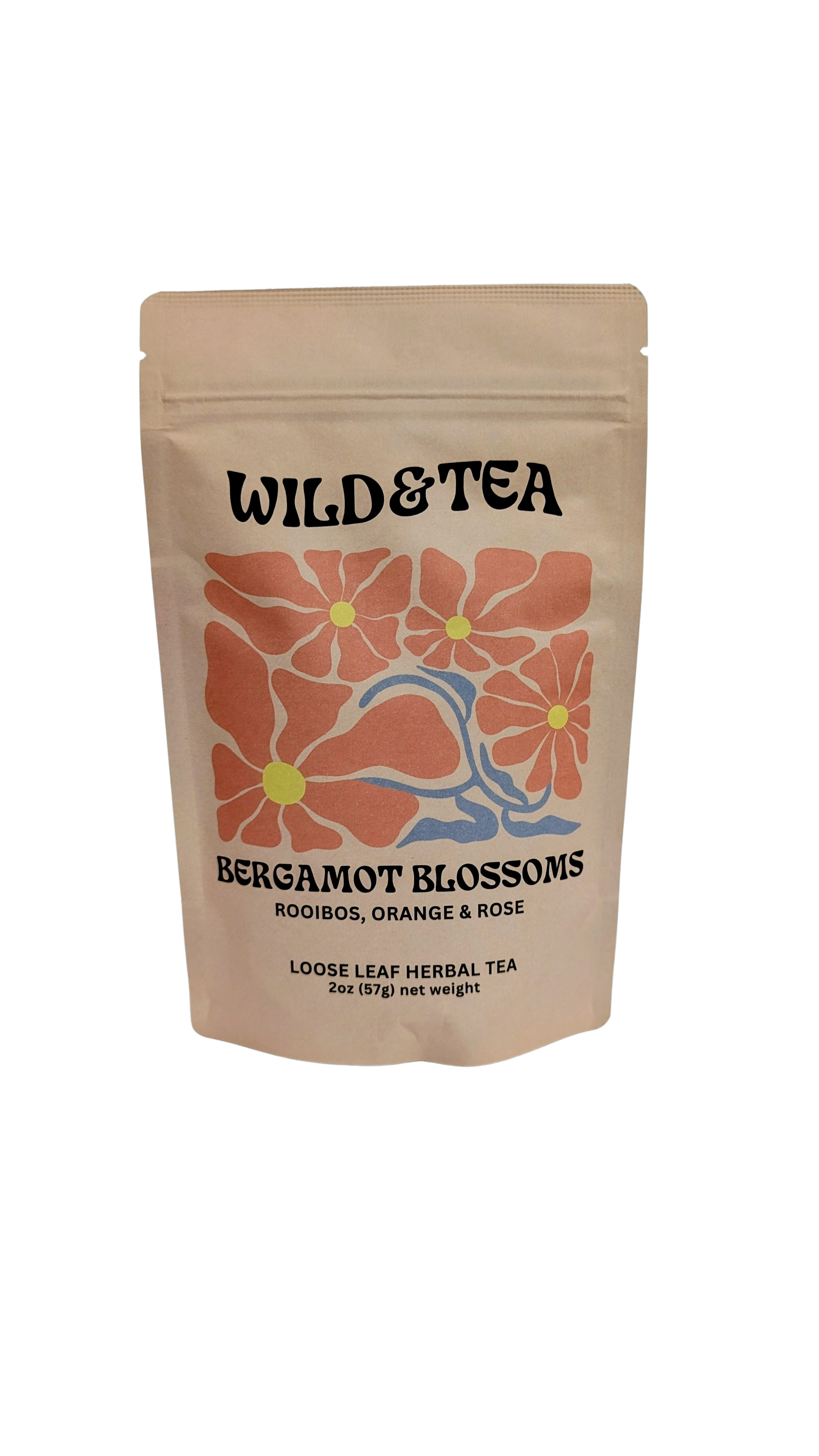 Wild And Tea Bergamot Blossoms Loose Leaf Tea 2 Oz