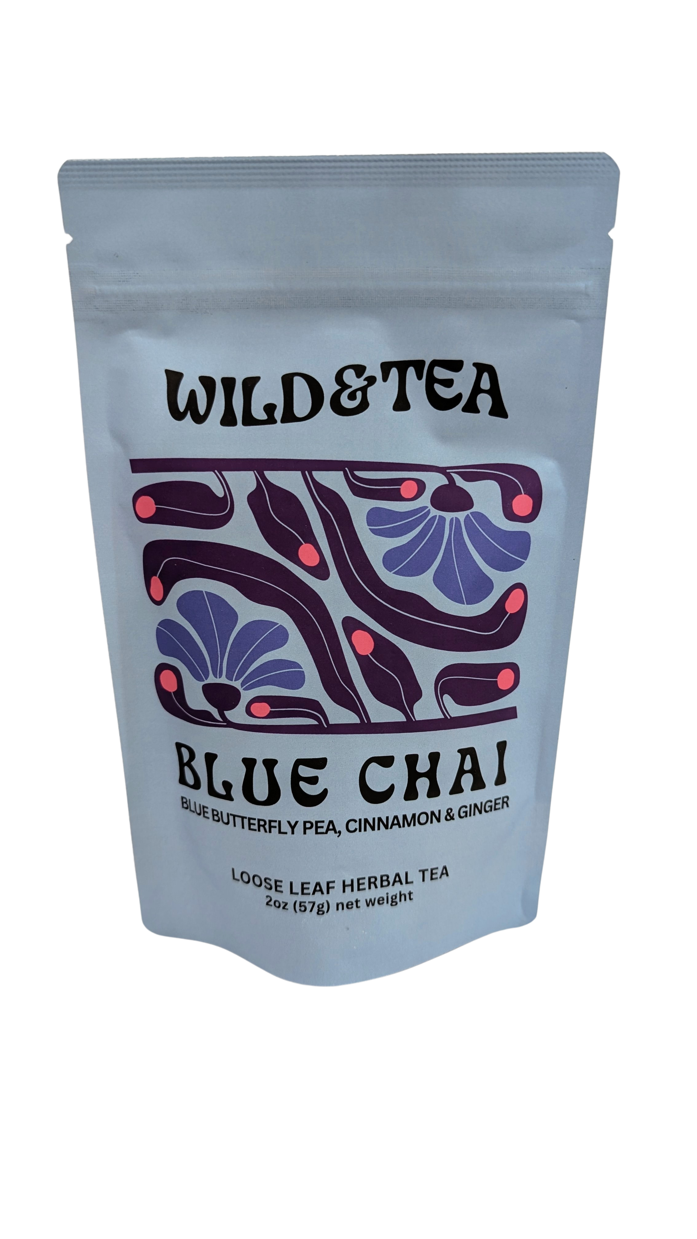 Wild And Tea Blue Chai Loose Leaf Tea 2 Oz
