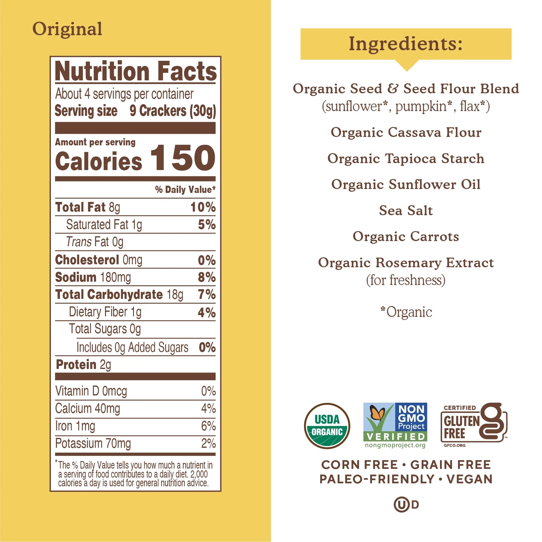 Cracker Original Gluten Free