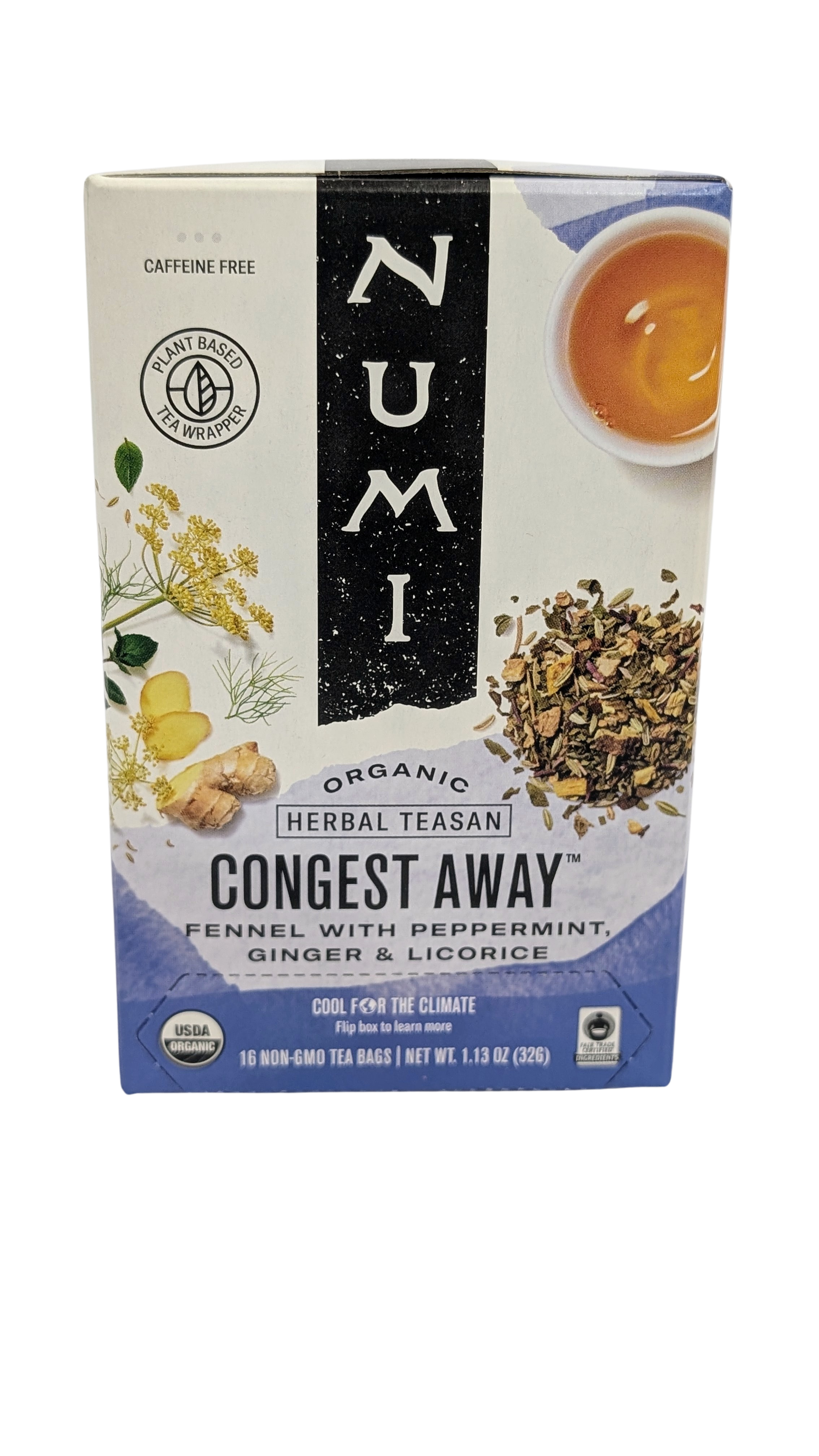 Herbal Tea Organic Congest Away