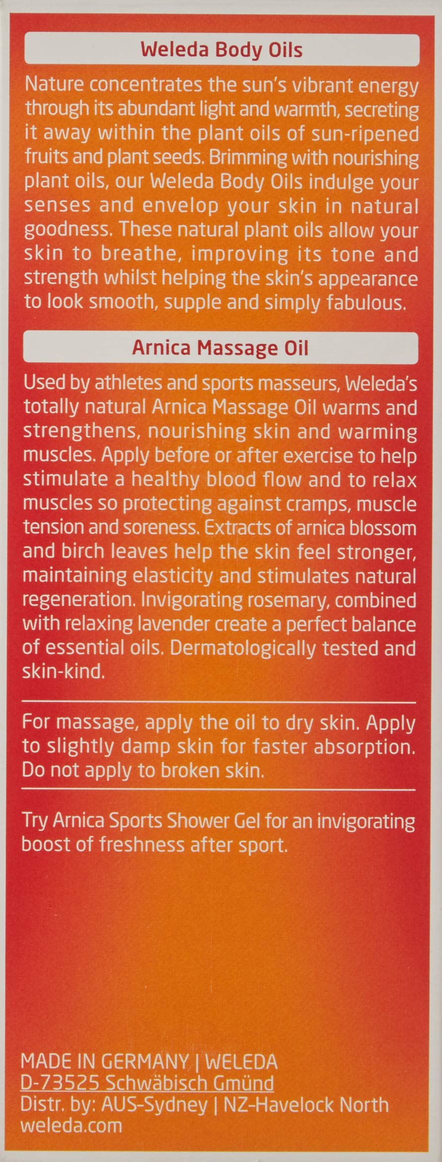 Arnica Massage Oil