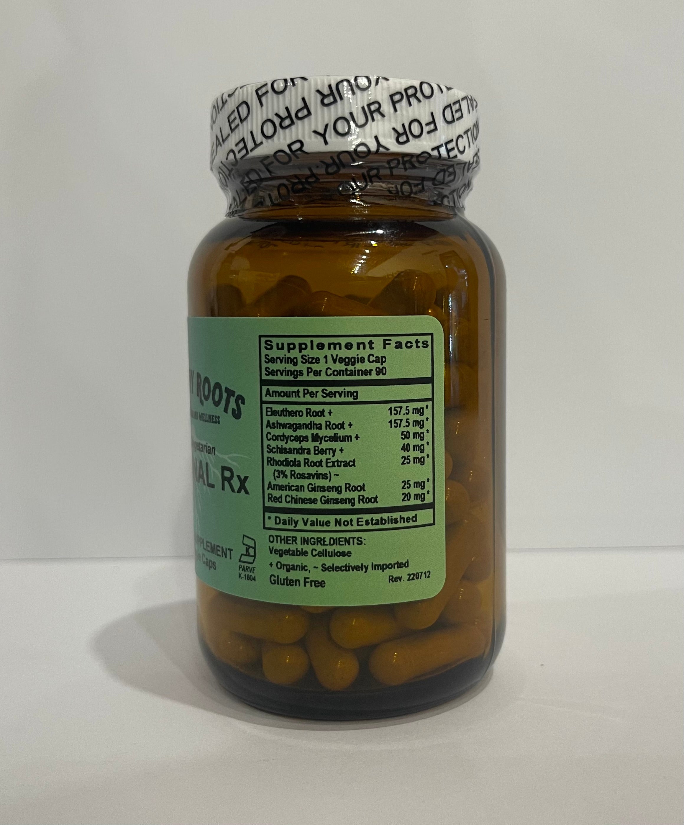 Healthy Roots Adrenal Rx 90 veggie caps