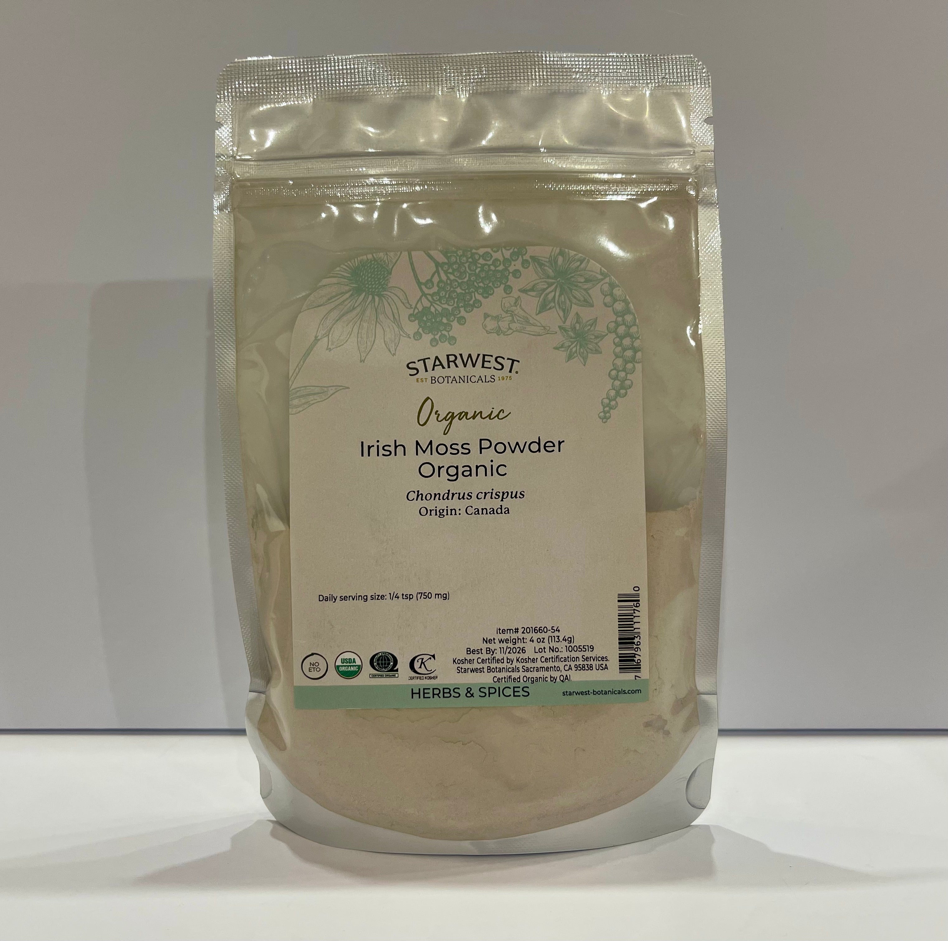 Irish Moss Powder 4 oz