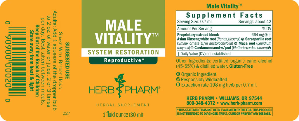 Male Sexual Vitality Tonic