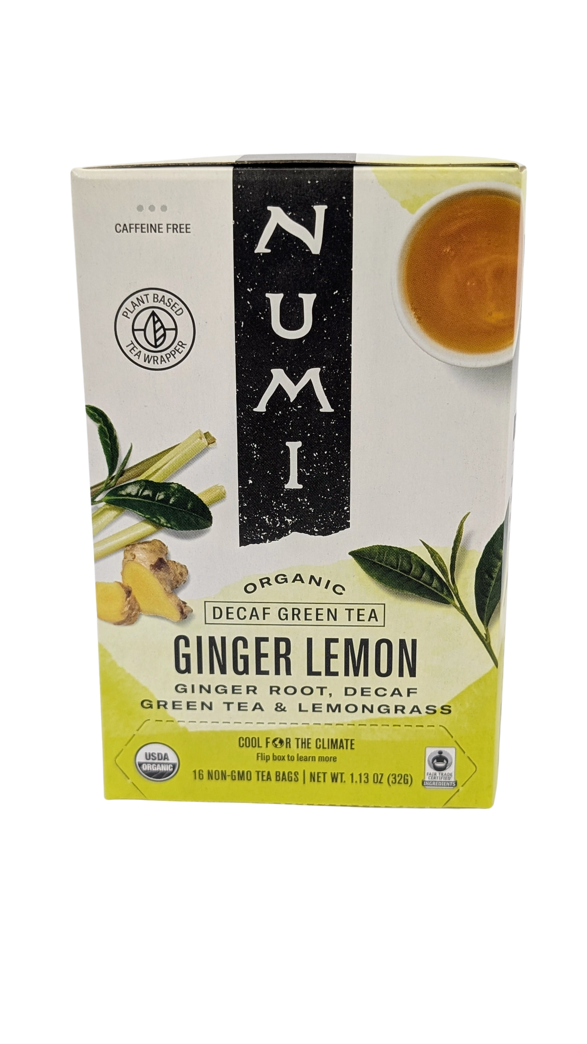 Green Tea Decaffinated Lemon Ginger