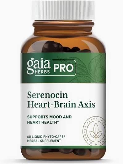 Gaia Herbs Pro Serenocin Heart-Brain Axis 60 liquid photo-caps