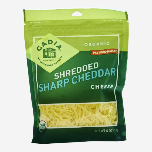 Cheese Shred Sharp Cheddar Organic