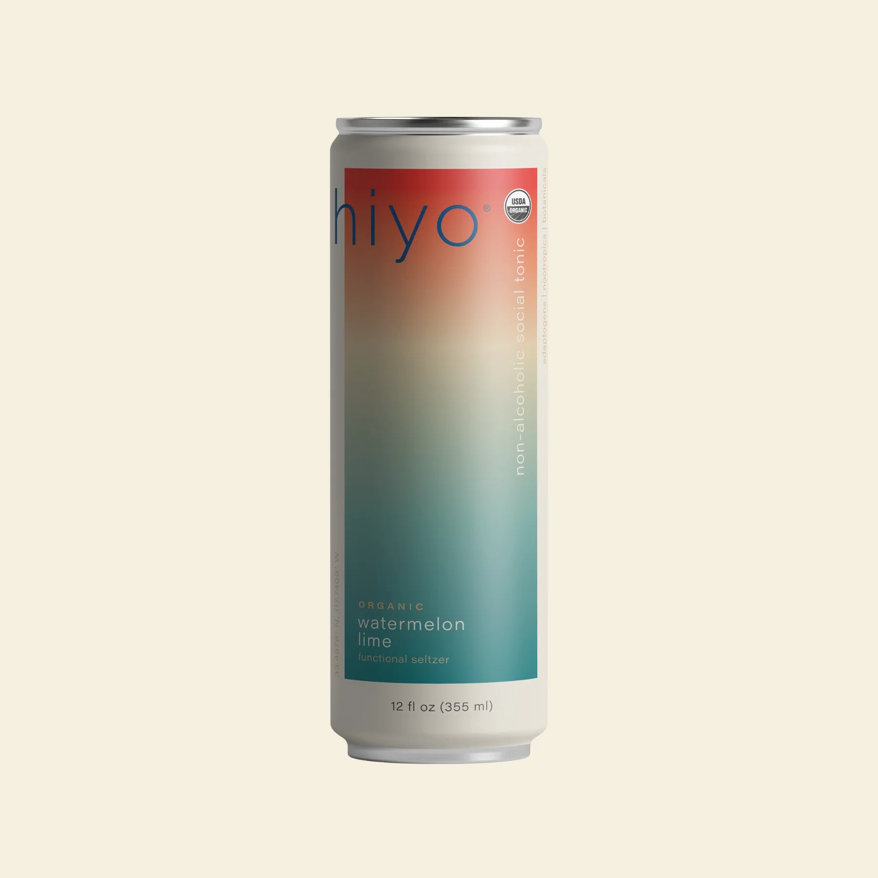 Organic Watermelon Lime Seltzer