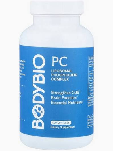 BodyBio PC Liposomal Phospholipid Complex 100 softgels