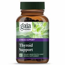 Gaia Herbs Thyroid Support 60 vegan liquid phyto-caps