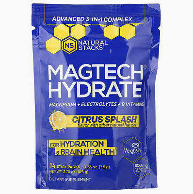 Natural Stacks Magtech Hydrate Citrus Splash 14 stick packs