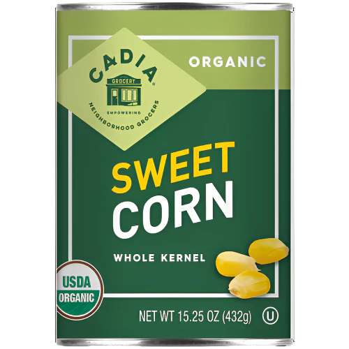 Whole Kernel Corn Organic Can