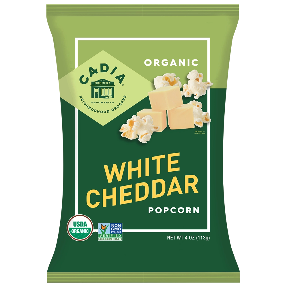 Popcorn White Cheddar Organic