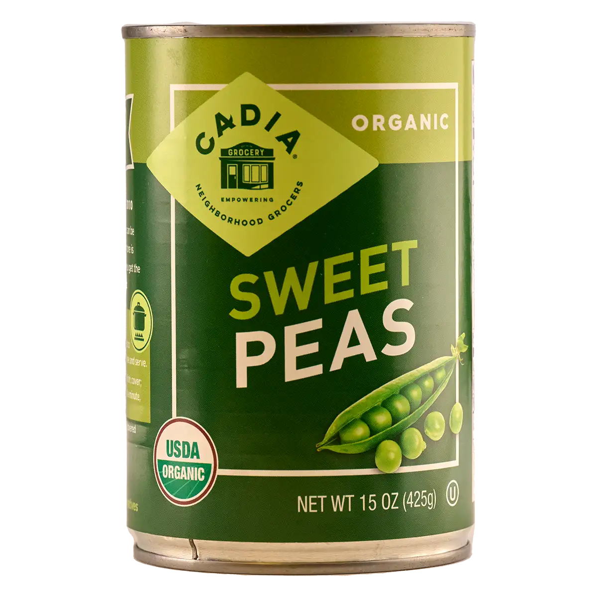 Sweet Peas Organic Can