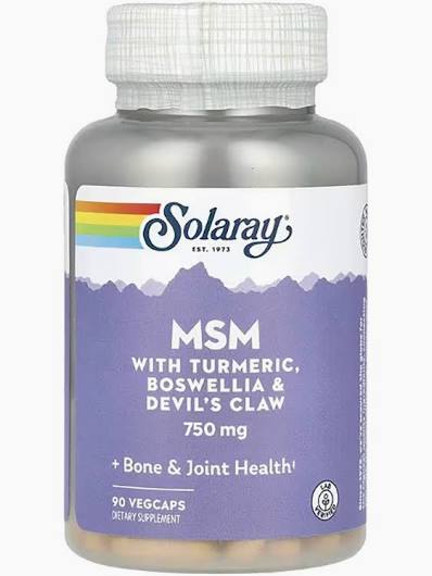 MSM With Turmeric, Boswellia & Devils Claw