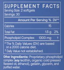 BodyBio PC Liposomal Phospholipid Complex 60 softgels
