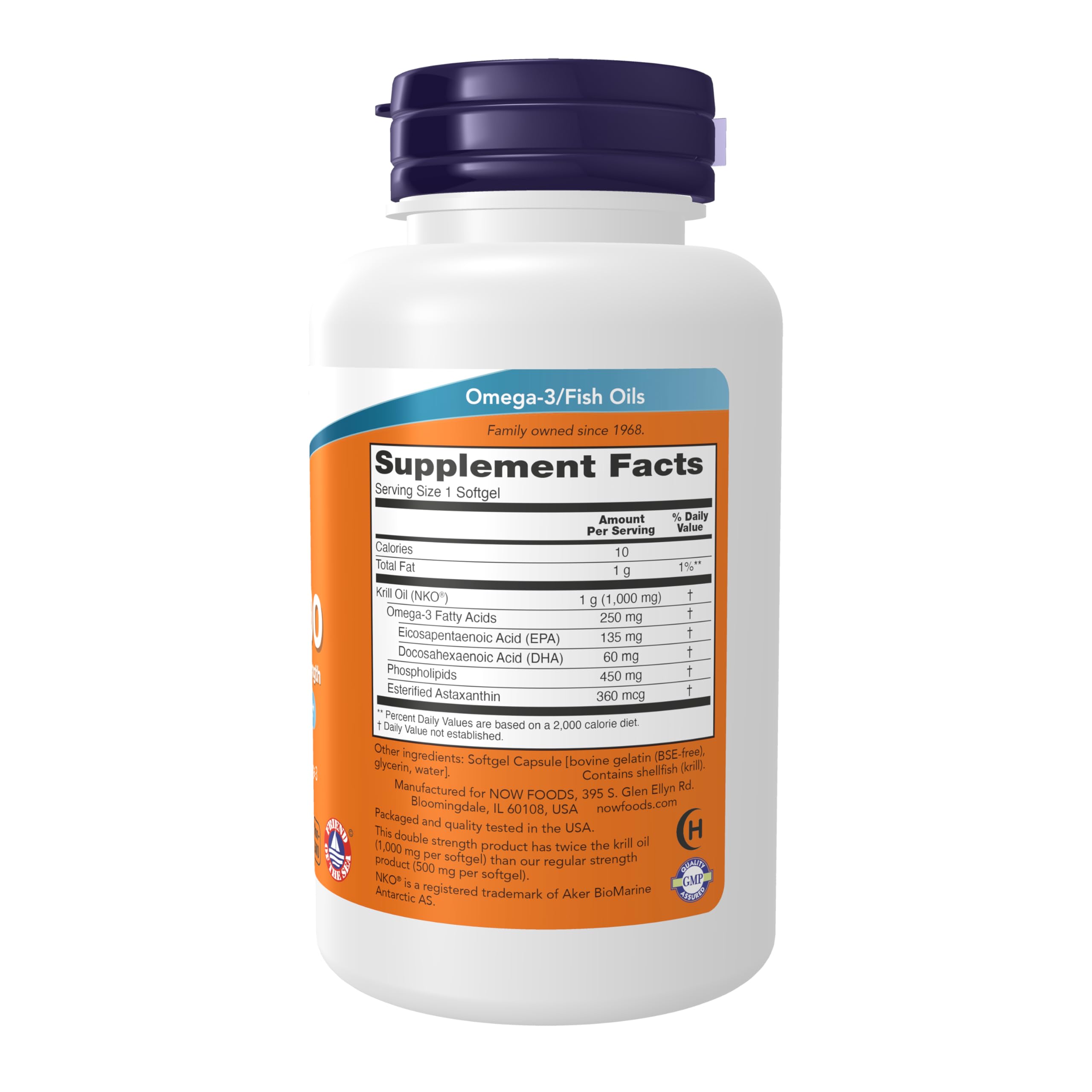 NOW Krill 1000 60 softgels