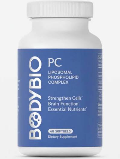 BodyBio PC Liposomal Phospholipid Complex 60 softgels