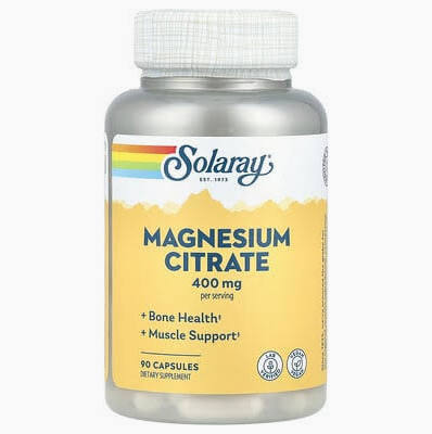 Solaray Magnesium Citrate 90 capsules