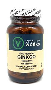 Vitality Works Ginkgo 90 veg caps