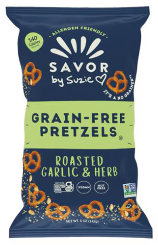 1.5 oz Roasted Garlic Herb Pretzel Grain Free