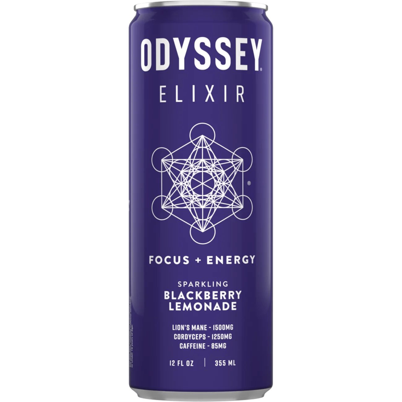 Blackberry Lemon Twist Sparkling Mushroom Elixir