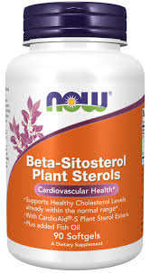 NOW Beta-Sitosterol Plant Sterols 90 softgels